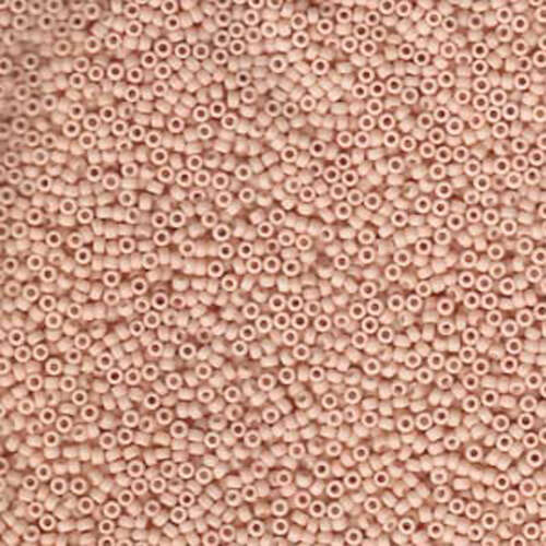 Miyuki 15/0 Rocaille Bead - 15-92023 - Matte Opaque Blush