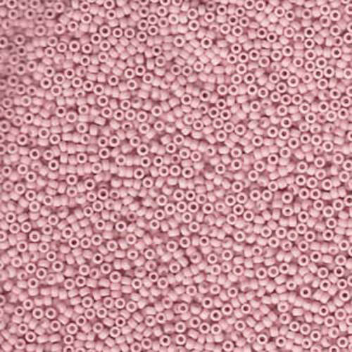 Miyuki 15/0 Rocaille Bead - 15-92024 - Matte Opaque Rose