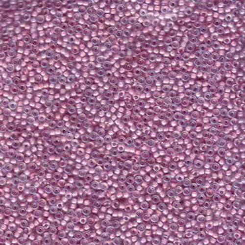 Miyuki 15/0 Rocaille Bead - 15-92201 - Pale Lilac Lined Crystal AB