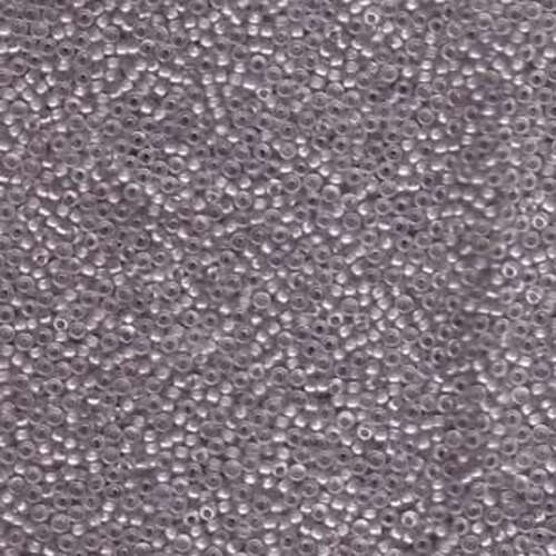 Miyuki 15/0 Rocaille Bead - 15-92210 - Dark Grey Lined Crystal AB