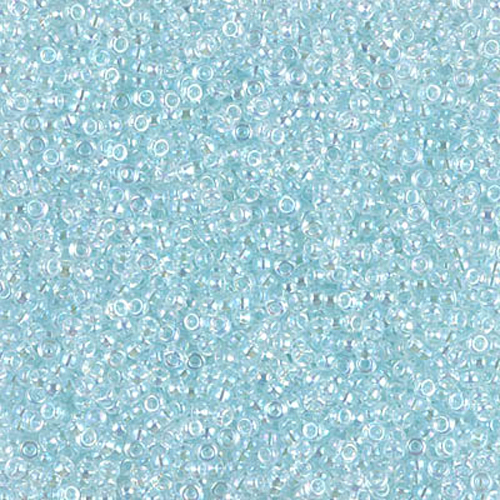 Miyuki 15/0 Rocaille Bead - 15-92212 - Light Aqua Lined Crystal AB