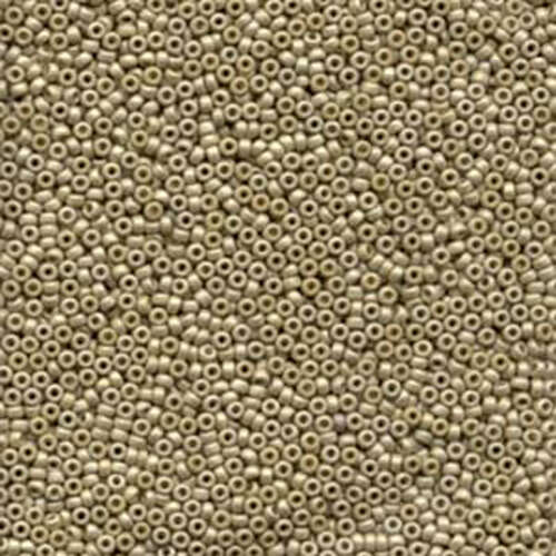 Miyuki 15/0 Rocaille Bead - 15-94201F - Duracoat Galvanized Matte Silver