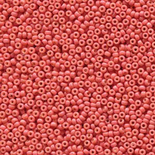 Miyuki 15/0 Rocaille Bead - 15-94464 - Duracoat Opaque Dyed Rose