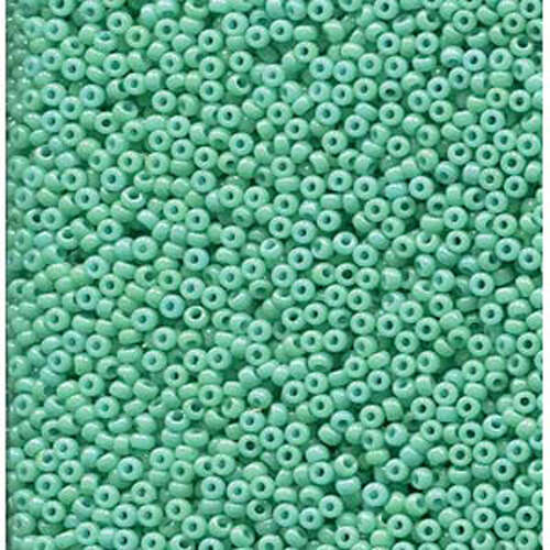 Miyuki 15/0 Rocaille Bead - 15-94475 - Duracoat Opaque Dyed Turquoise