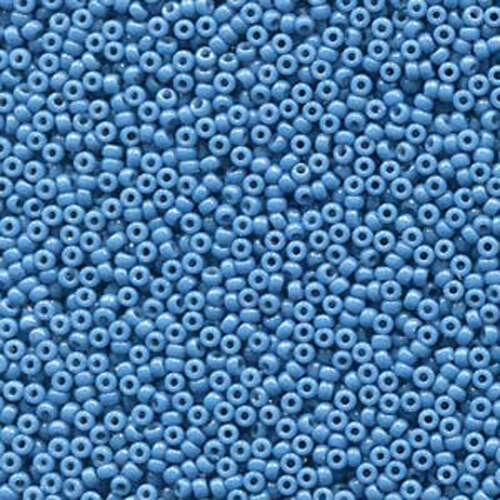 Miyuki 15/0 Rocaille Bead - 15-94485 - Duracoat Opaque Dyed Dark Blue