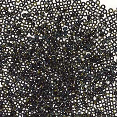 Miyuki 15/0 Rocaille Bead - 15-94511 - Picasso Smoky Black Matte