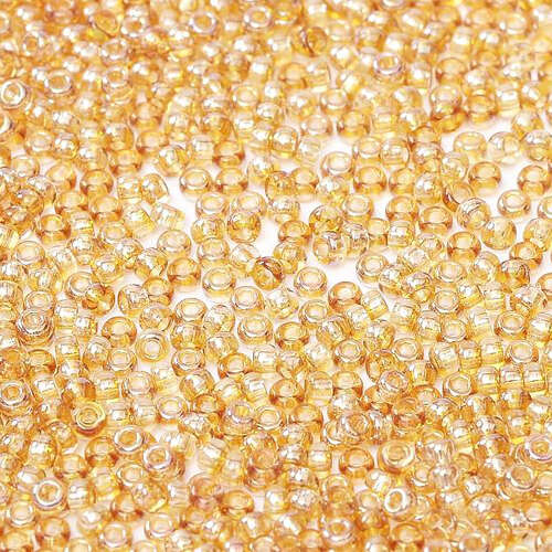 Miyuki 15/0 Rocaille Bead - 55010 - Crystal Apricot Medium (00030-29121)