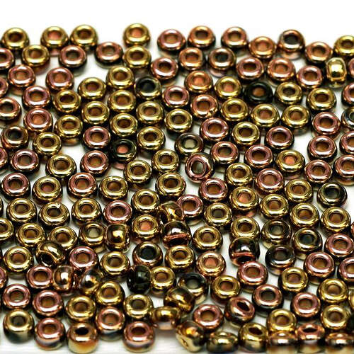 Miyuki 15/0 Rocaille Bead - 55068 - Black California Pink (23980-98544) - 10gm Tube