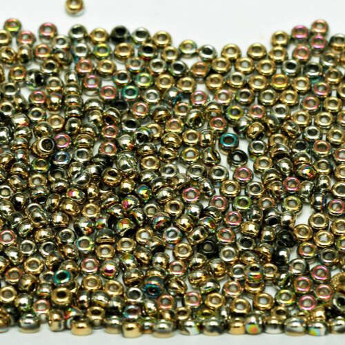 Miyuki 15/0 Rocaille Bead - 55070 - Black California Blooming Meadow (23980-98546)