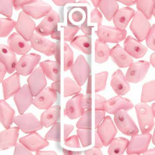 Mini Gem Duo 6mm x 4mm - GD6403000-14494 - Chalk Lila Luster - 8.5gm Tube