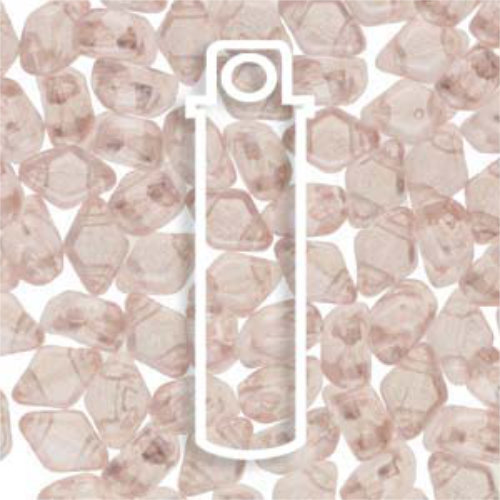 Mini Gem Duo 6mm x 4mm - GD6470120-14400 - Rosaline Luster - 8.5gm Tube