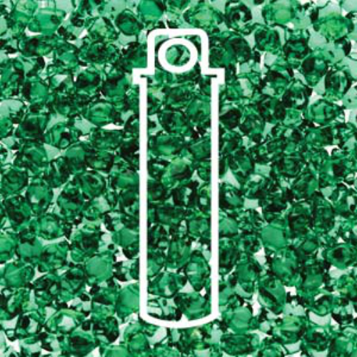 Mini Gem Duo 6mm x 4mm - GD6450720 - Emerald - 8.5gm Tube