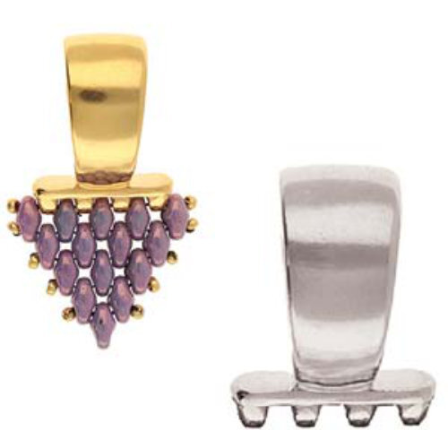 Koureli - Super Duo Bail - Antique Silver  CYM-SD-013815-SP