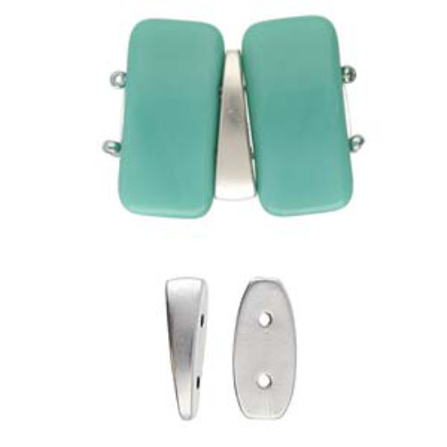 Maratha - Carrier Bead Bead Substitute - Antique Silver  CYM-CAR-013799-SP