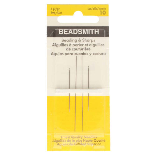 John James - English Beading Needles & Sharps - 4 Pack Size 10 - BN104ASST