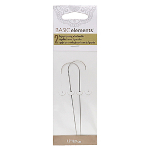 BeadSmith Curved 3.5" Big Eye Needle - Pack of 2 - LE-BE-3.5-2