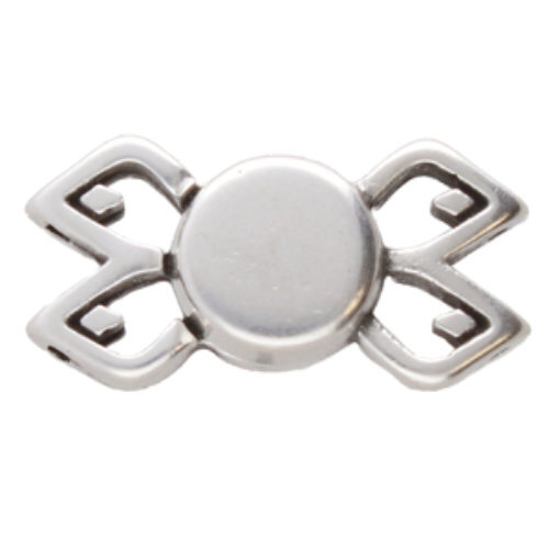 Fylakopi II - Gem Duo Magnetic Clasp - Antique Silver  CYM-GD-013818-SP