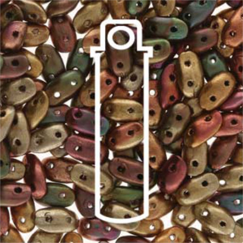 Wave 3mm x 7mm - Dark Gold Rainbow - WAV3700030-01620 - 8.5gm Tube
