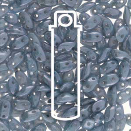 Wave 3mm x 7mm - Chalk Blue Luster - WAV3703000-14464 - 8.5gm Tube