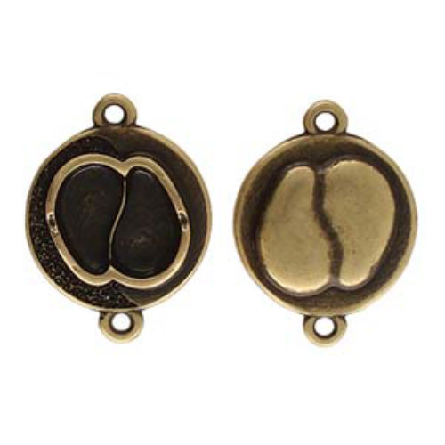 Driopida - Paisley Duo Connector - Antique Brass CYM-PD-013994-AB