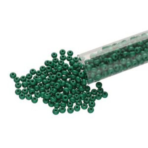 Preciosa 8/0 Rocaille Seed Beads - SB8-53240 - Opaque Forest Green - 22gm Tube