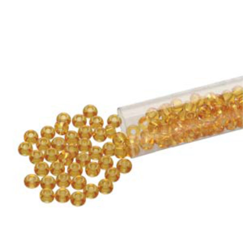 Preciosa 6/0 Rocaille Seed Beads - SB6-10050 - Topaz - 20gm Tube