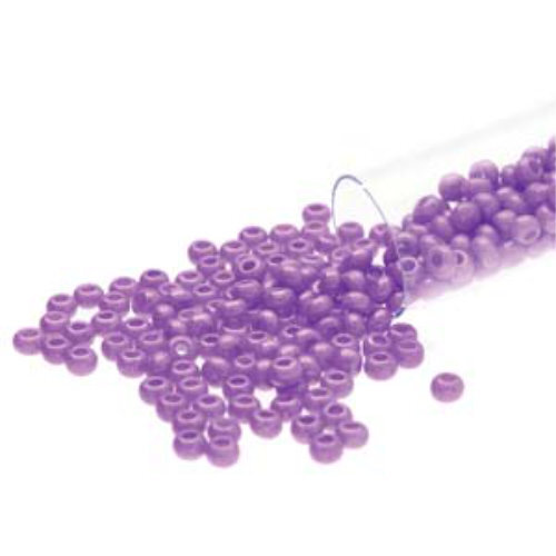 Preciosa 8/0 Rocaille Seed Beads - SB8-16128 - Opaque Dyed Violet - 22gm Tube