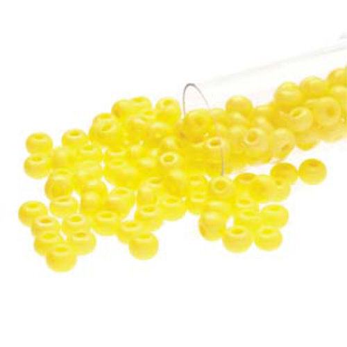 Preciosa 8/0 Rocaille Seed Beads - SB8-16386 - Terra Dyed Yellow - 22gm Tube