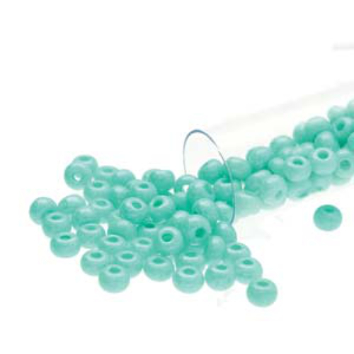 Preciosa 11/0 Rocaille Seed Beads - SB11-16358 - Terra Dyed Green - 24gm Tube