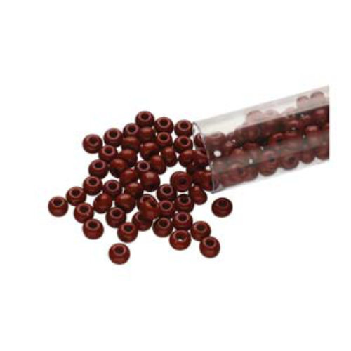 Preciosa 6/0 Rocaille Seed Beads - SB6-93300 - Opaque Medium Brown - 20gm Tube