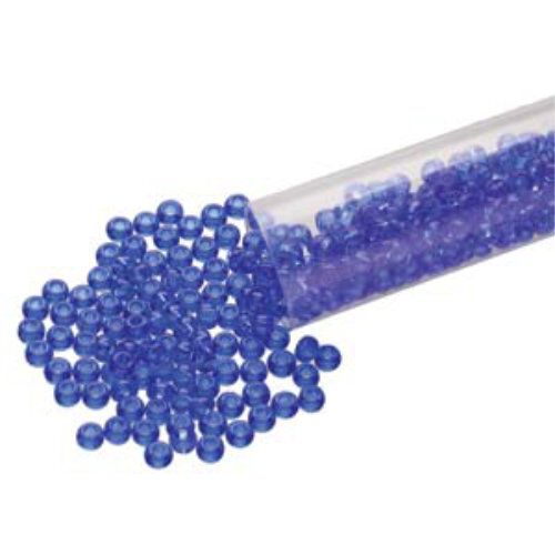 Preciosa 8/0 Rocaille Seed Beads - SB8-30050 - Sapphire - 22gm Tube