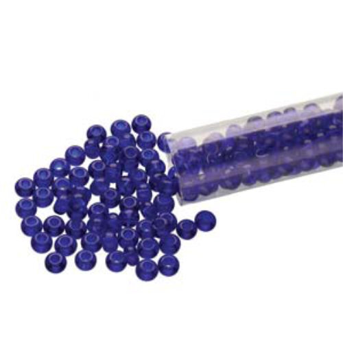 Preciosa 8/0 Rocaille Seed Beads - SB8-30100 - Dark Sapphire - 22gm Tube