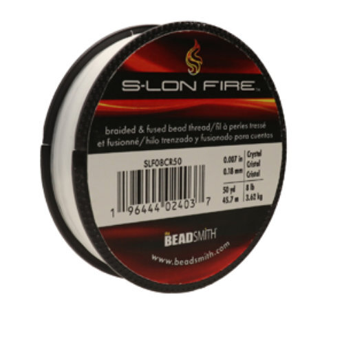 S-Lon Fire - 8LB .007" / .17mm Crystal - 50 yd / 45m Roll - SLF08CR50