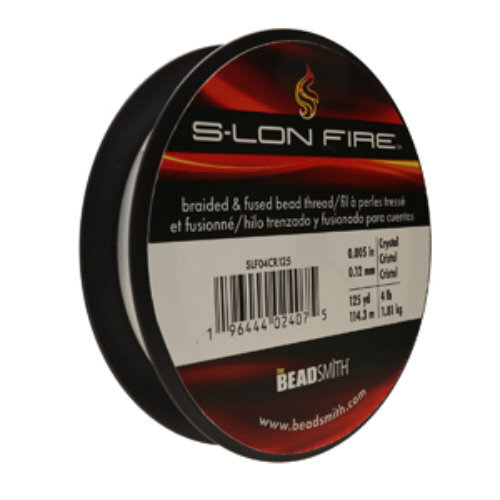 S-Lon Fire - 4LB .005" / .12mm Crystal - 125 yd / 114m Roll - SLF04CR125