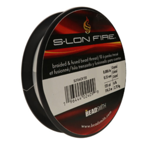 S-Lon Fire - 6LB .006" / .15mm Crystal - 125 yd / 114m Roll - SLF06CR125