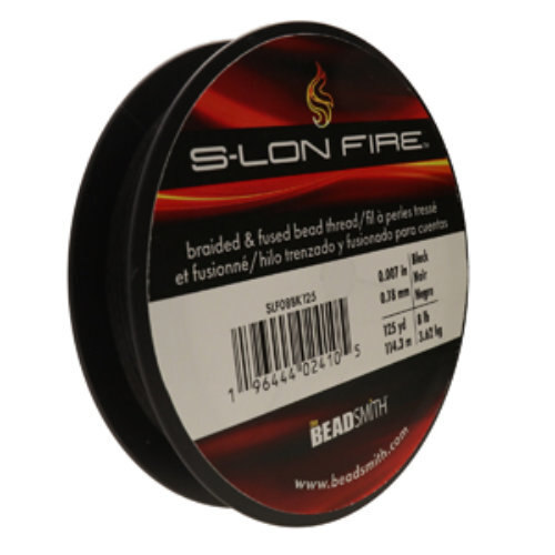 S-Lon Fire - 8LB .007" / .17mm Black  - 125 yd / 114m Roll - SLF08BK125