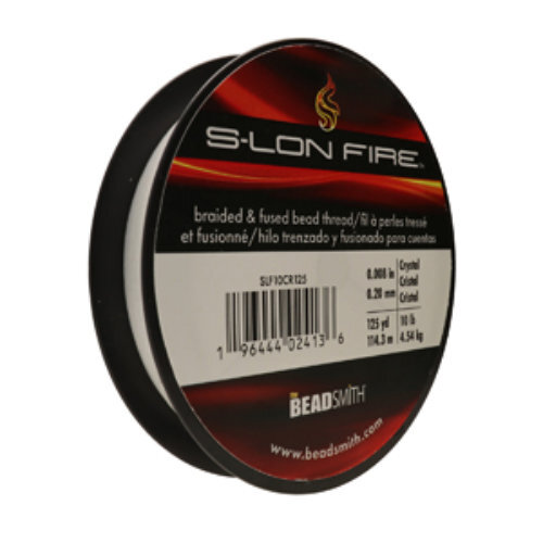 S-Lon Fire - 10LB .008" / .20mm Crystal - 125 yd / 114m Roll - SLF10CR125