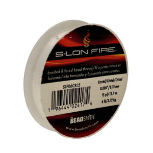 S-Lon Fire - 6LB .006" / .15mm Crystal - 15 yd / 13m Roll - SLF06CR15