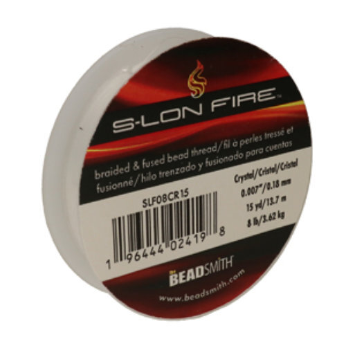 S-Lon Fire - 8LB .007" / .17mm Crystal - 15 yd / 13m Roll - SLF08CR15