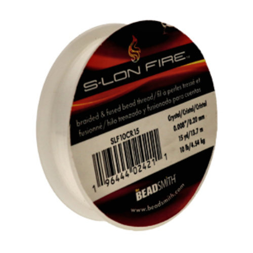 S-Lon Fire - 10LB .008" / .20mm Crystal - 15 yd / 13m Roll - SLF10CR15