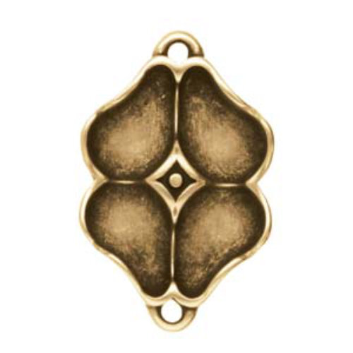 Martinakia - Paisley Duo Connector - Antique Brass CYM-PD-014458-AB