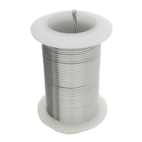 Tarnish Resistant Medium Temper Titanium 18 Gauge Round Wire - 10yd / 9m Roll - Box of 12 - NC-NTW18TI