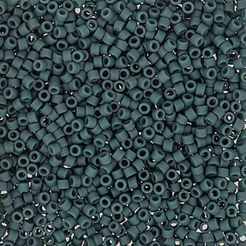 Miyuki 11/0 Delica Bead - DB2407 - Matte Aqua - 100gm Bag