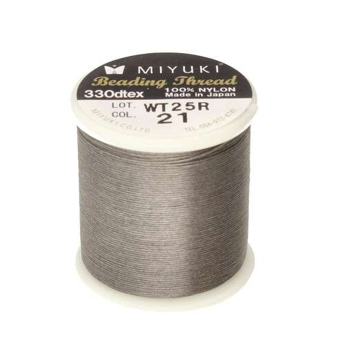 Miyuki Beading Thread Grey - 330DTEX - 50m - MBT-21