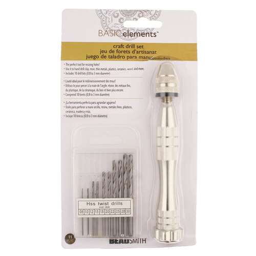 Craft Drill Set with 10 Drill Bits - BDRILL10