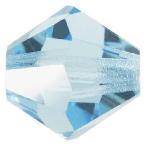 3mm x 2.4mm Aqua Bohemica - 60010 - MC Rondelle Beads - 451 69 302 - Factory Pack