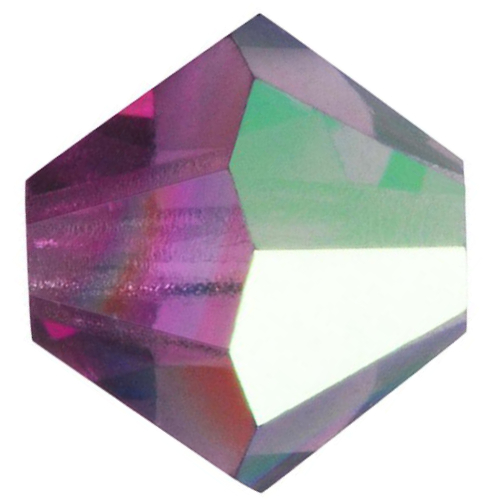 3mm x 2.4mm Amethyst AB - 20050AB - MC Rondelle Beads - 451 69 302 - Factory Pack