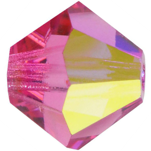 3mm x 2.4mm Rose AB - 70010AB - MC Rondelle Beads - 451 69 302 - Factory Pack