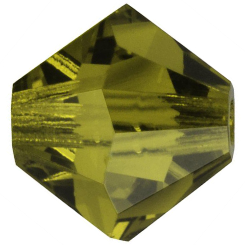 4mm x 3.6mm Olivine - 50230 - MC Rondelle Beads - 451 69 302 - Factory Pack