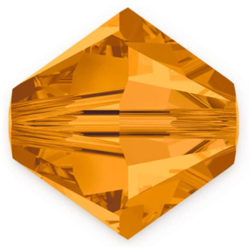 4mm x 3.6mm Topaz - 10070 - MC Rondelle Beads - 451 69 302 - 36 Piece Bag